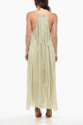 Silk-Blend Dress NADIA with Lurex Details