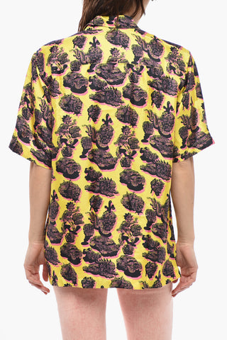 Patterned Silk Shirt RICKY with Double Pocket