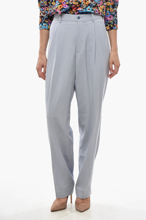 Trousers LARGE BAR With Double Pleats
