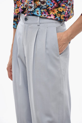 Trousers LARGE BAR With Double Pleats
