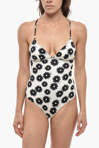 Floral Print One-Piece Swimsuit