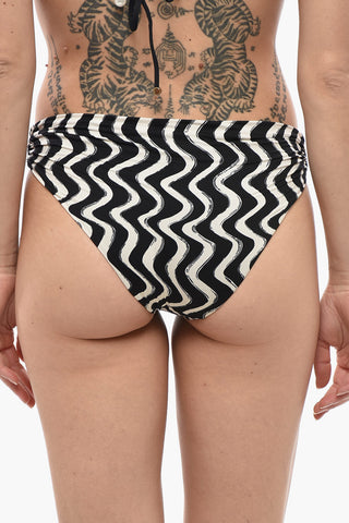 Costume da Bagno Slip Bicolore a Fantasia