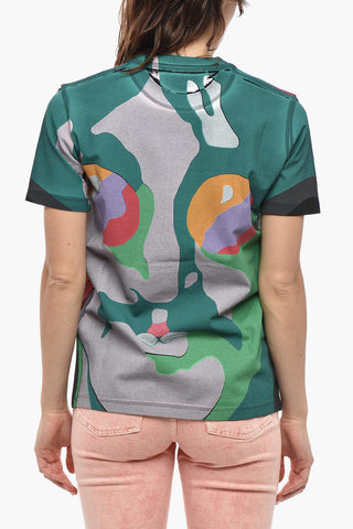 THE BEATLES T-Shirt mit Rundhalsausschnitt aus beschichteter Baumwolle
