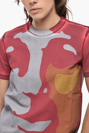THE BEATLES Crewneck T-Shirt Coated Cotton