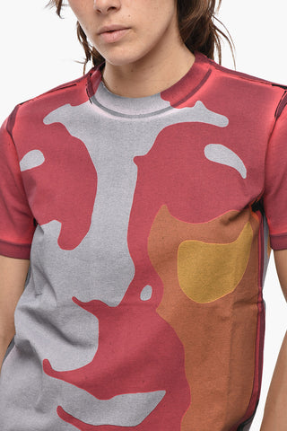 THE BEATLES T-Shirt mit Rundhalsausschnitt aus beschichteter Baumwolle