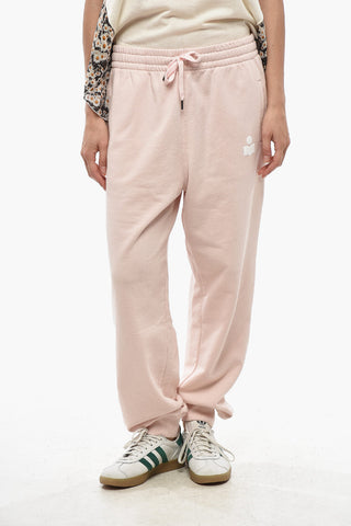 ETOILE Jogger aus Baumwollmischung MALONA mit geflocktem Logo