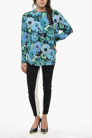 Silk Blouse With Floral Print