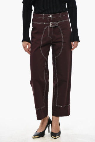 Cropped-Hose WORKWEAR mit Gürtel