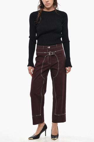 Cropped-Hose WORKWEAR mit Gürtel