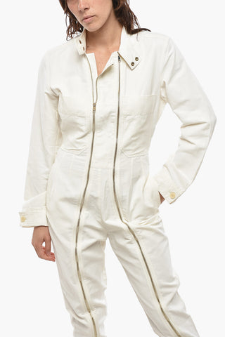 Jumpsuit ALMA ALL IN ONE in Misto Lino con Doppio Taschino