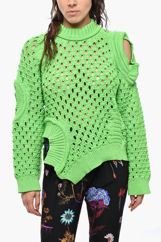 Openwork Oversized Fit Knit With Cut-Out Details