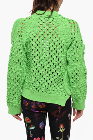 Openwork Oversized Fit Knit With Cut-Out Details