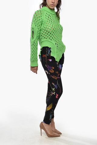 Openwork Oversized Fit Knit With Cut-Out Details