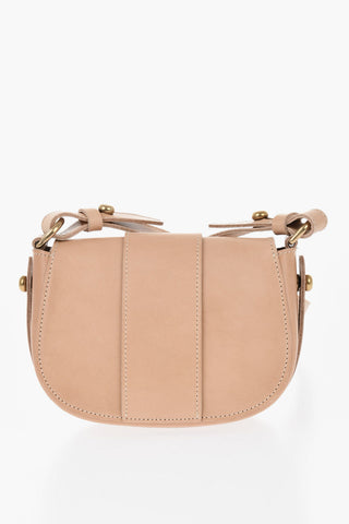 Leder-Umhängetasche mit Maxi-Quaste