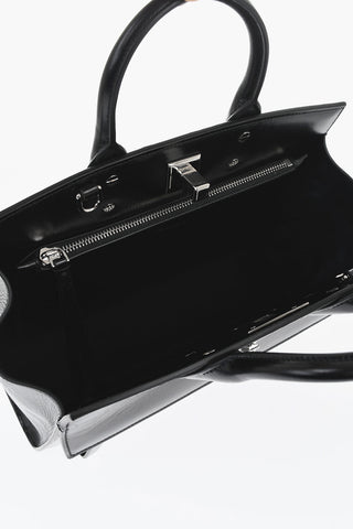 Borsa a Mano RIELA In Pelle con Tasca Esterna
