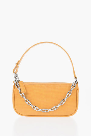 Borsa MINI RACHEL in Pelle Goffrata con Catena Argentata