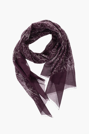 Printed Silk-Blend Foulard