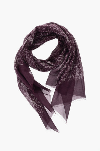 Printed Silk-Blend Foulard
