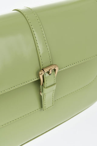 Borsa a Spalla MIRANDA in Pelle con Fibbia Dorata