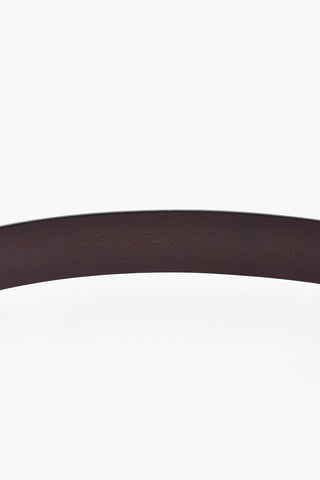CC COLLECTION Metal Buckle Patent Leather Belt