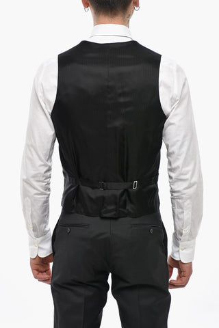 CC COLLECTION Wool 3-Piece Suit RESET with Shawl Lapel