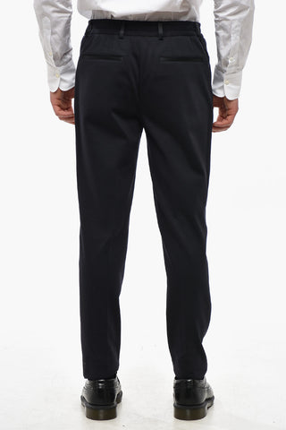CC COLLECTION Three-Piece Suit with Satin Shawl Lapel