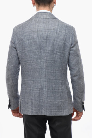 ID Blazer aus Leinenmix mit abnehmbarem Brustteil