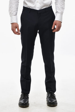 CC COLLECTION Mohair-Blend 3-Piece Suit with Peak Lapel