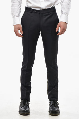 CC COLLECTION Dreiteiliger Anzug aus Mischwolle mit Satin-Schalkragen