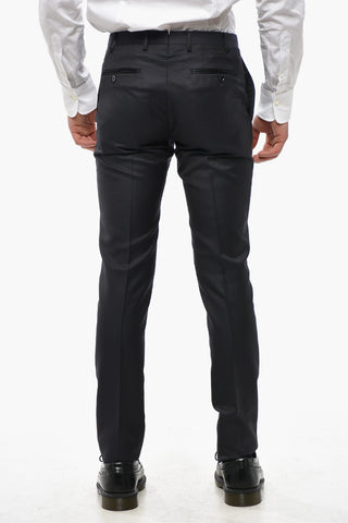 CC COLLECTION Dreiteiliger Anzug aus Mischwolle mit Satin-Schalkragen