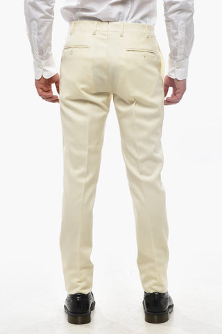 CODE Lapelless Three-Piece Suit with Satin Detail