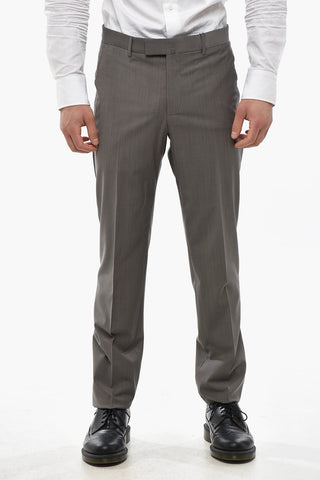 Virgin Wool Trousers ACADEMY Regular Rise