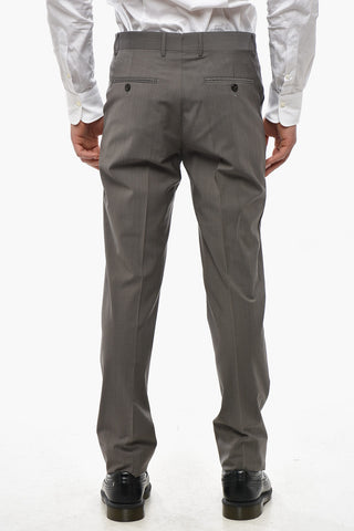 Virgin Wool Trousers ACADEMY Regular Rise
