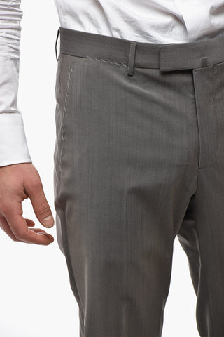 Virgin Wool Trousers ACADEMY Regular Rise