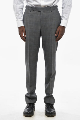 CC COLLECTION District Check Anzug aus reiner Schurwolle mit klassischem Revers