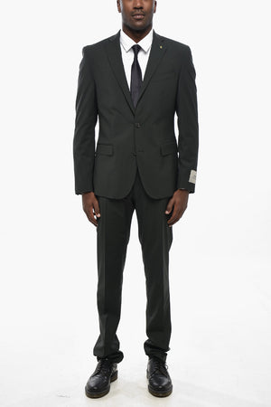 CC COLLECTION Stretch Wool Anzug With Klassischem Revers