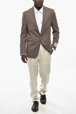 CC COLLECTION Virgin Wool Unlined Blazer with Jetted Pockets