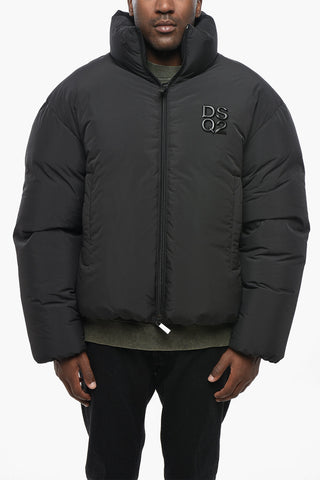 Giubbotto Puffer BALL con Logo in Rilievo