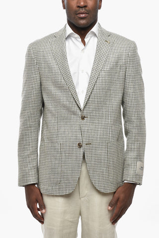 CC COLLECTION Halbgefütterter Blazer im Hahnentritt