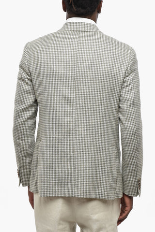 CC COLLECTION Halbgefütterter Blazer im Hahnentritt