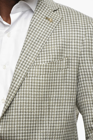CC COLLECTION Halbgefütterter Blazer im Hahnentritt