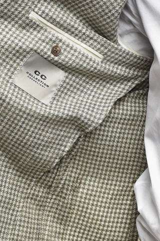 CC COLLECTION Halbgefütterter Blazer im Hahnentritt