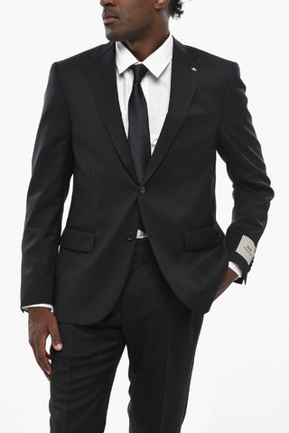 CC COLLECTION Virgin Wool Anzug With Klassischem Revers