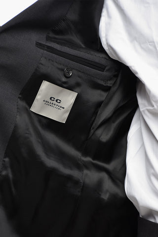 CC COLLECTION Zweiknopf-Anzug Aus Schurwolle Mit Aufgesetzten Taschen