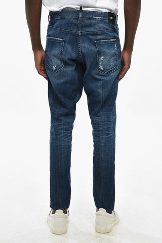 Jeans Relaxed Fit mit Delavé-Waschung und Rissen 17 cm