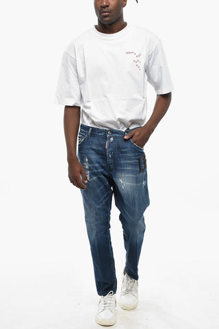 Jeans Relaxed Fit mit Delavé-Waschung und Rissen 17 cm