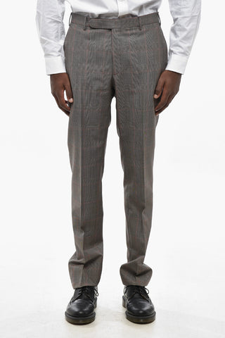 CC COLLECTION District Check Anzug aus reiner Schurwolle mit klassischem Revers