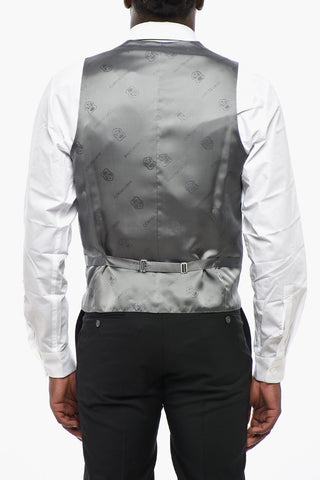 Jacquard Silk Double-Breasted Waistcoat
