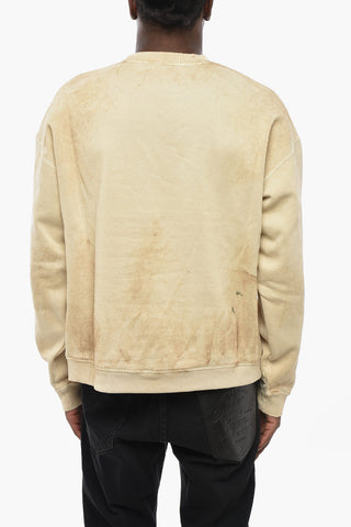 Relaxed-Fit Rundhals-Sweatshirt mit gesticktem Logo