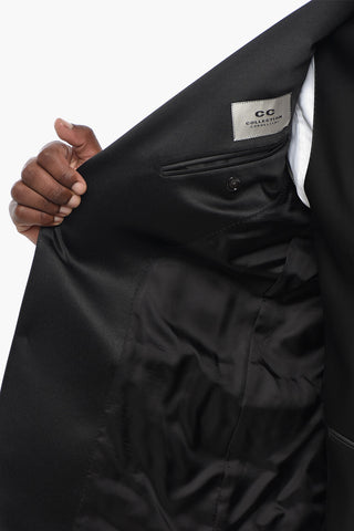 CC COLLECTION Abito 3 Pezzi in Satin con Rever a Lancia